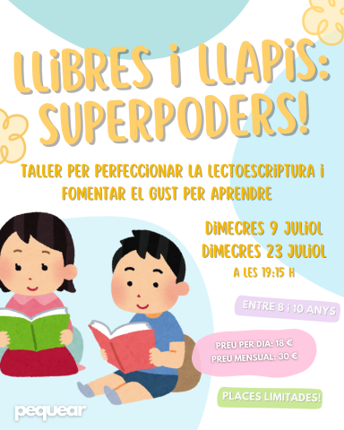 Llibres i llapis: superpoders!